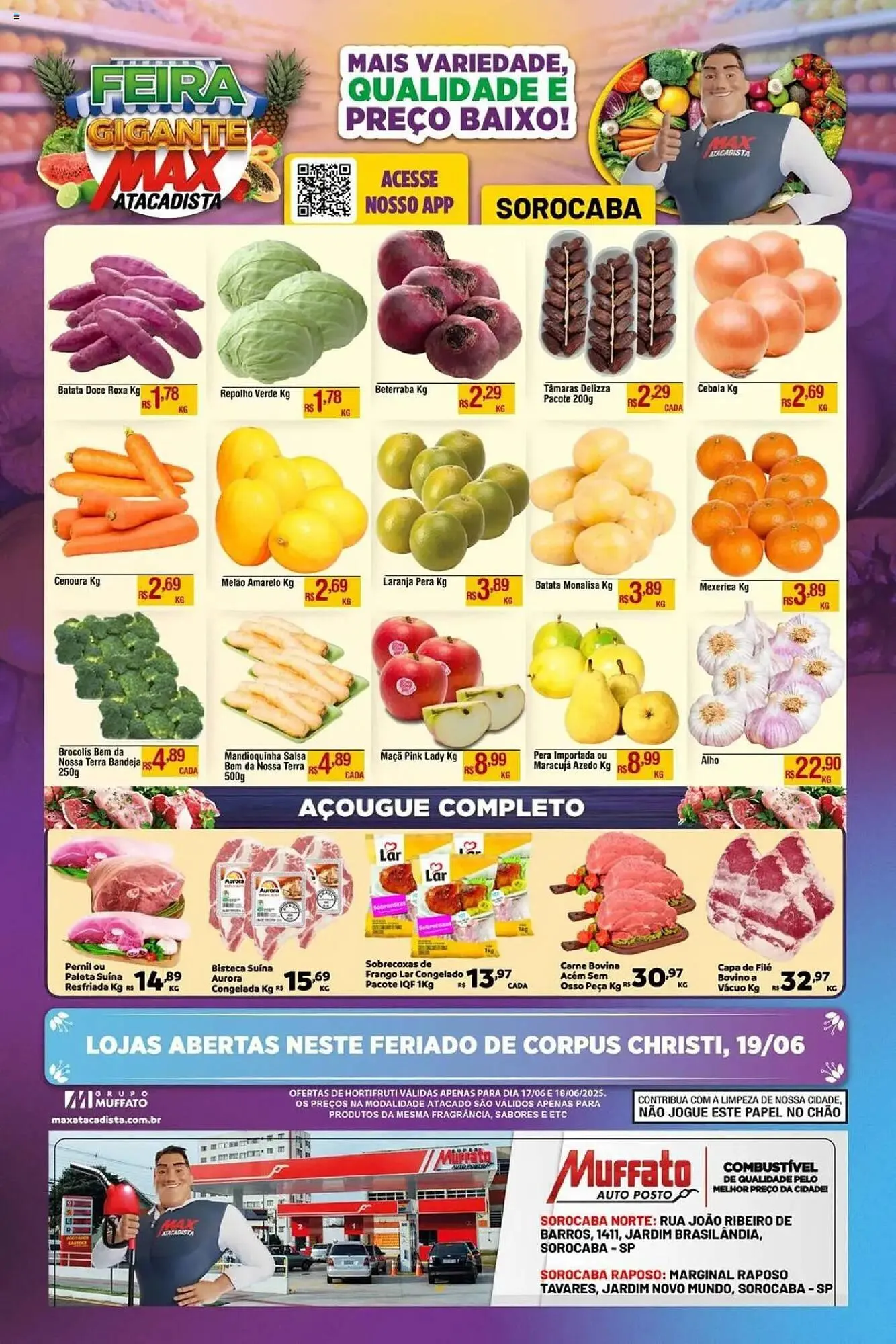 Encarte de Catálogo Max Atacadista 17 de junho até 19 de junho 2025 - Pagina 1
