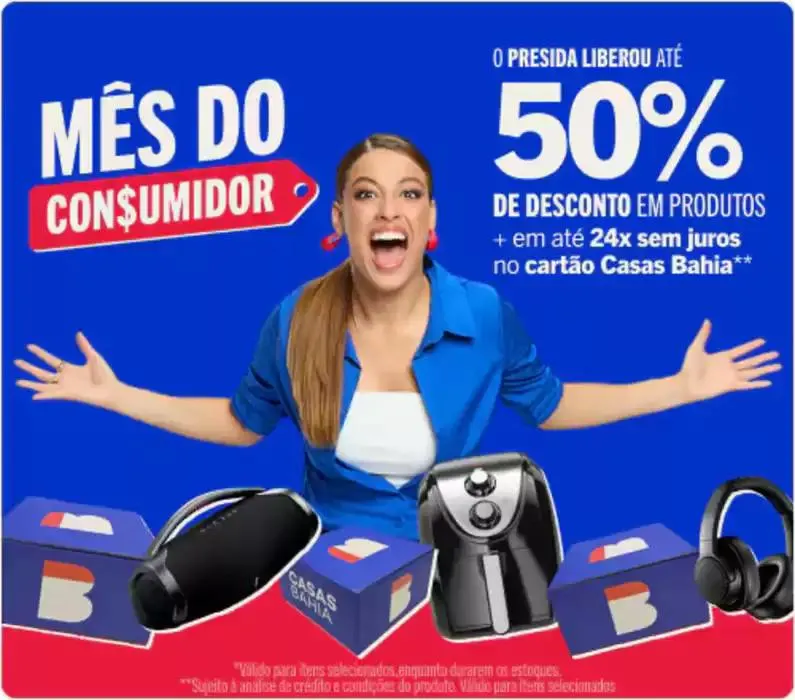 Encarte de Ofertas Casas Bahia 18 de março até 31 de março 2025 - Pagina 2