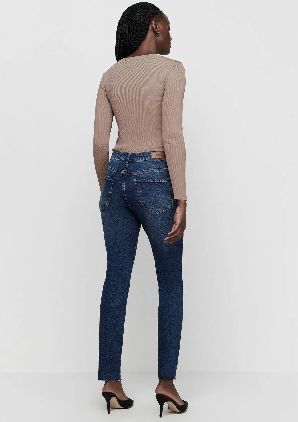 Calça Jeans Skinny Cintura Alta - Azul