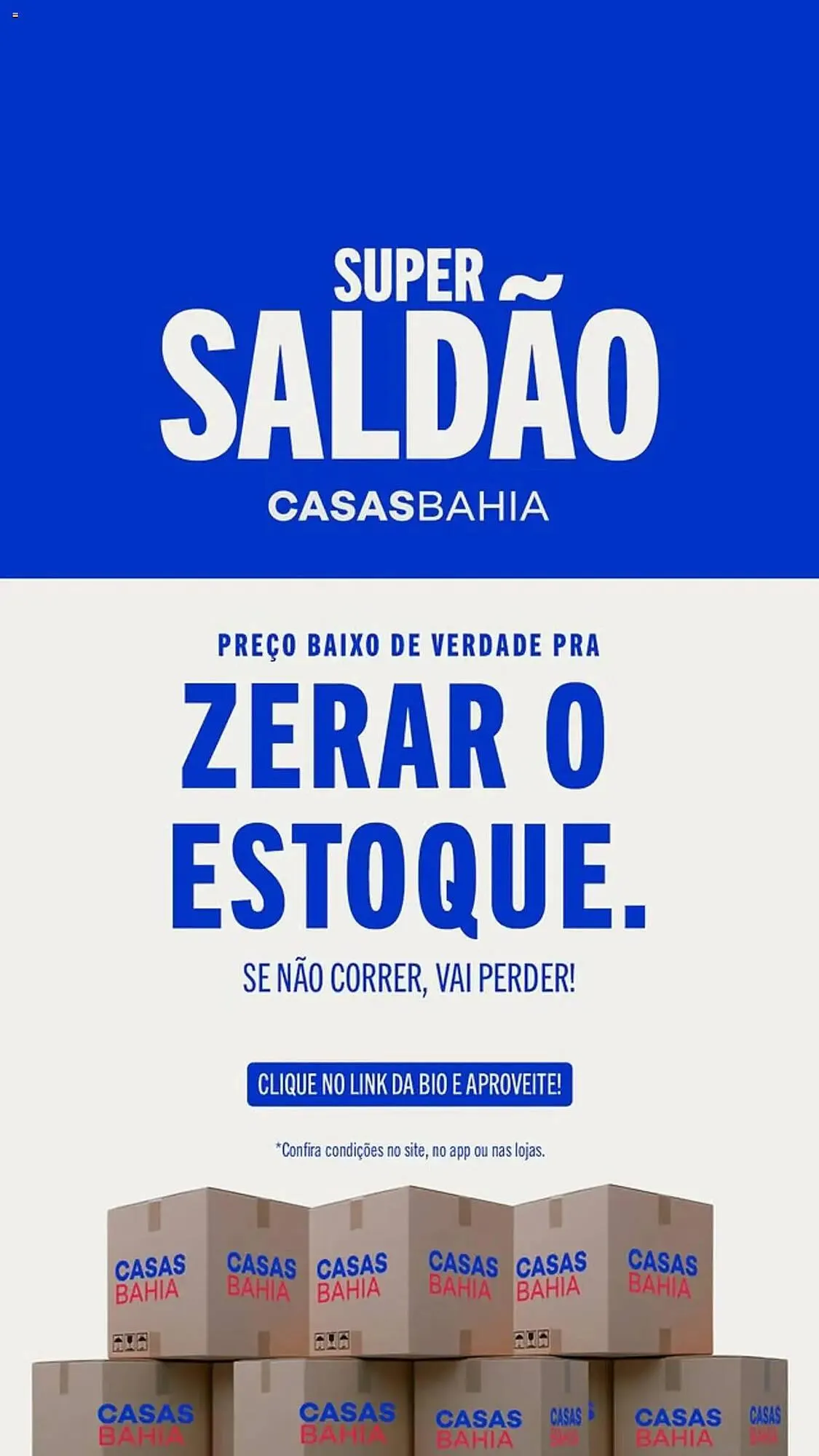 Encarte de Catálogo Casas Bahia 11 de julho até 17 de julho 2025 - Pagina 1