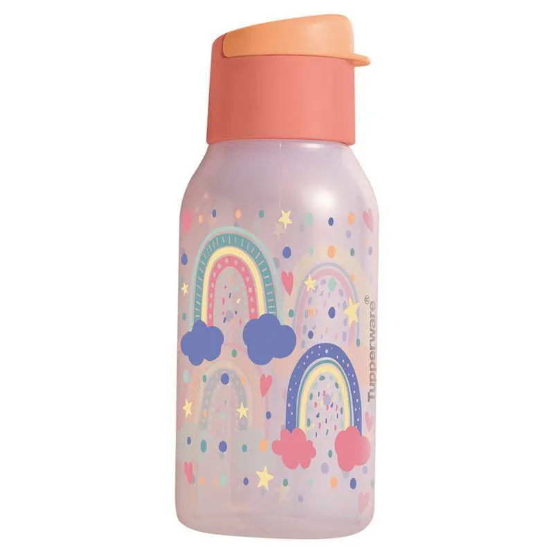Garrafa Eco Tupper® Redonda Plus Arco Íris 350ml