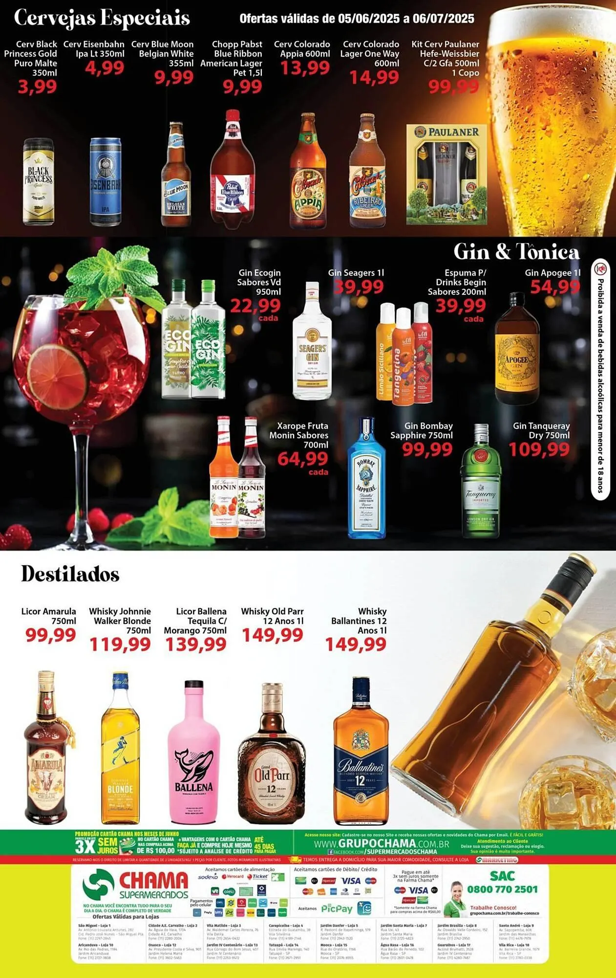 Encarte de Catálogo Chama Supermercados 25 de junho até 6 de julho 2025 - Pagina 2