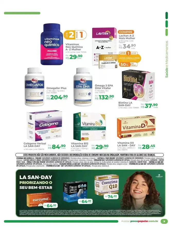 Encarte de Encarte Março PP - RS 3 de março até 31 de março 2025 - Pagina 9