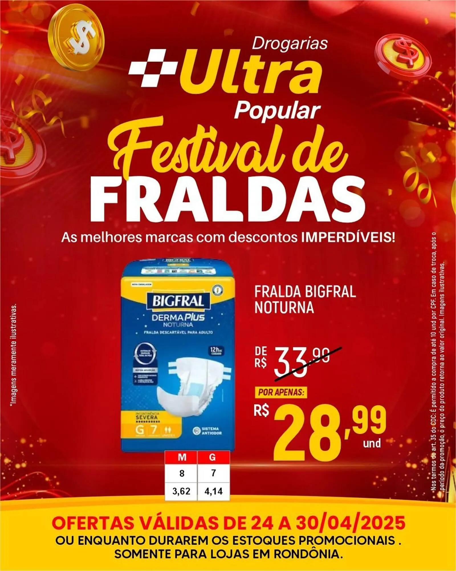 Encarte de Catálogo Drogarias Ultra Popular 24 de abril até 30 de abril 2025 - Pagina 1