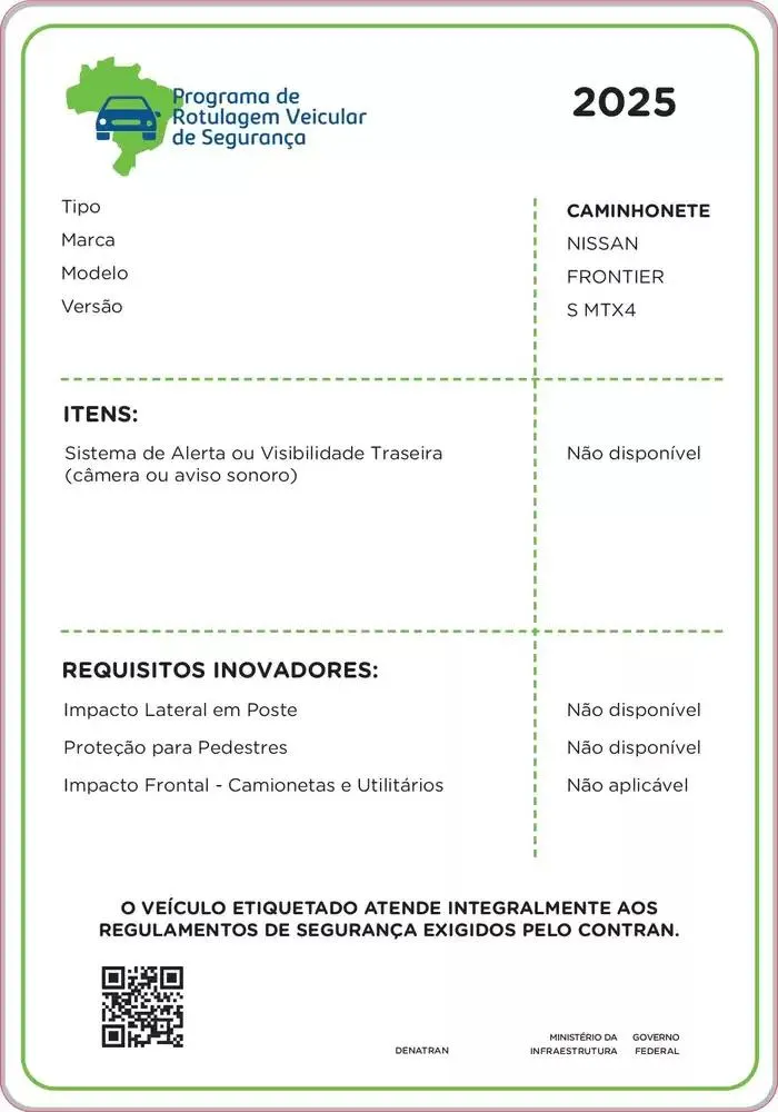 Encarte de NISSAN FRONTIER 18 de fevereiro até 31 de dezembro 2025 - Pagina 1
