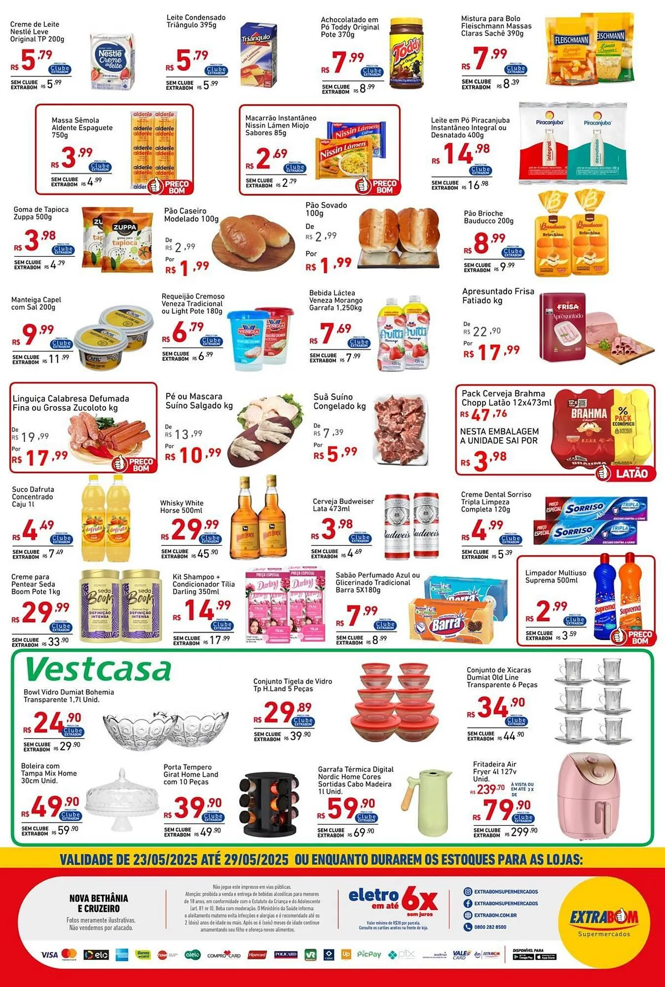 Encarte de Catálogo Extrabom Supermercados 23 de maio até 29 de maio 2025 - Pagina 2