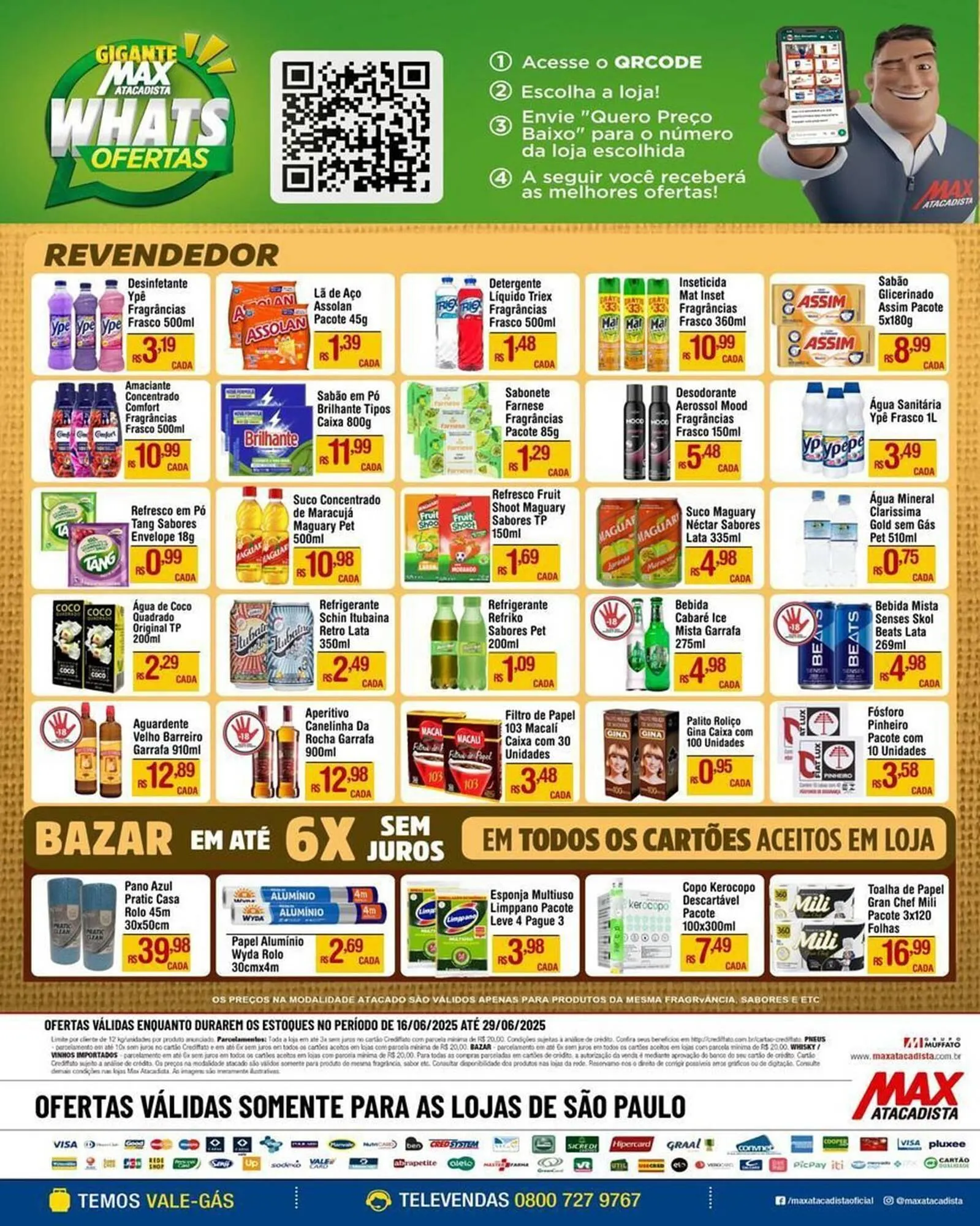 Encarte de Catálogo Max Atacadista 16 de junho até 29 de junho 2025 - Pagina 4