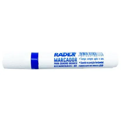 Pincel Marcador Quadro Branco Azul 1 UN Radex
