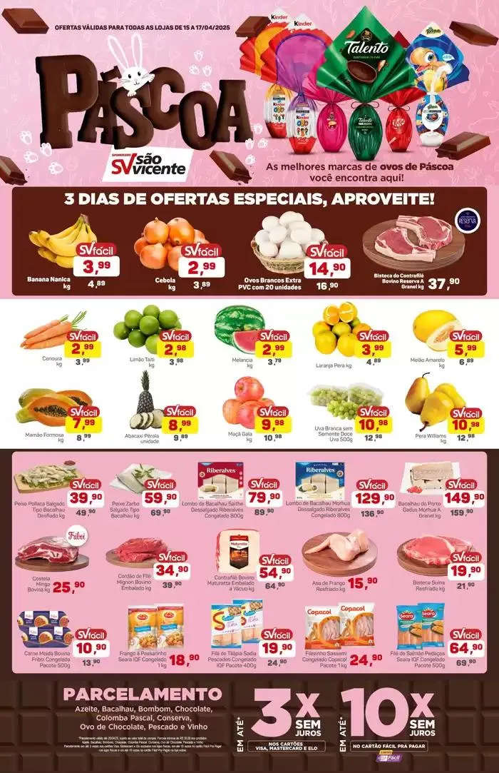 Encarte de Descontos e promoções 15 de abril até 17 de abril 2025 - Pagina 1