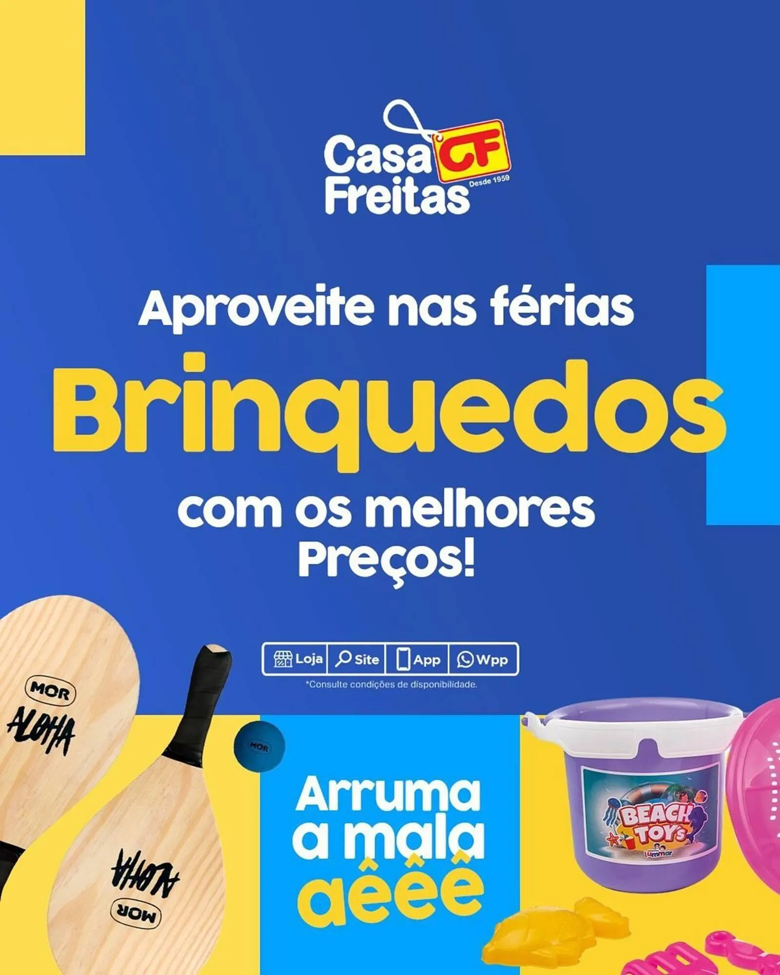 Encarte de Catálogo Casa Freitas 11 de julho até 31 de julho 2025 - Pagina 1
