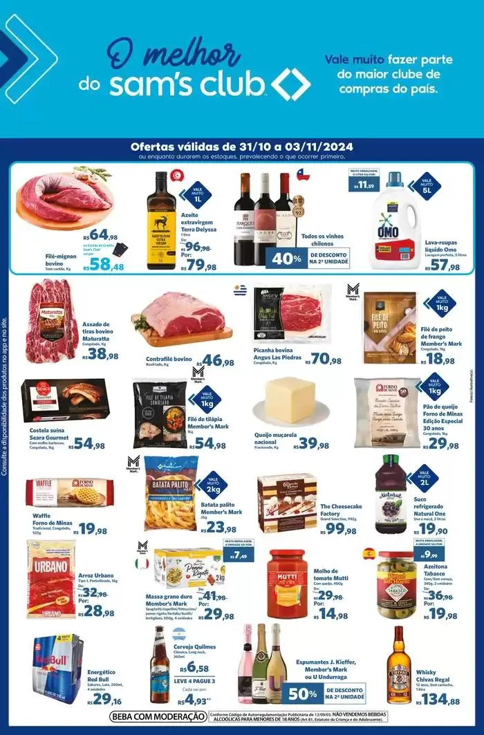 Encarte de Pechinchas e ofertas atuais 31 de outubro até 3 de novembro 2024 - Pagina 1