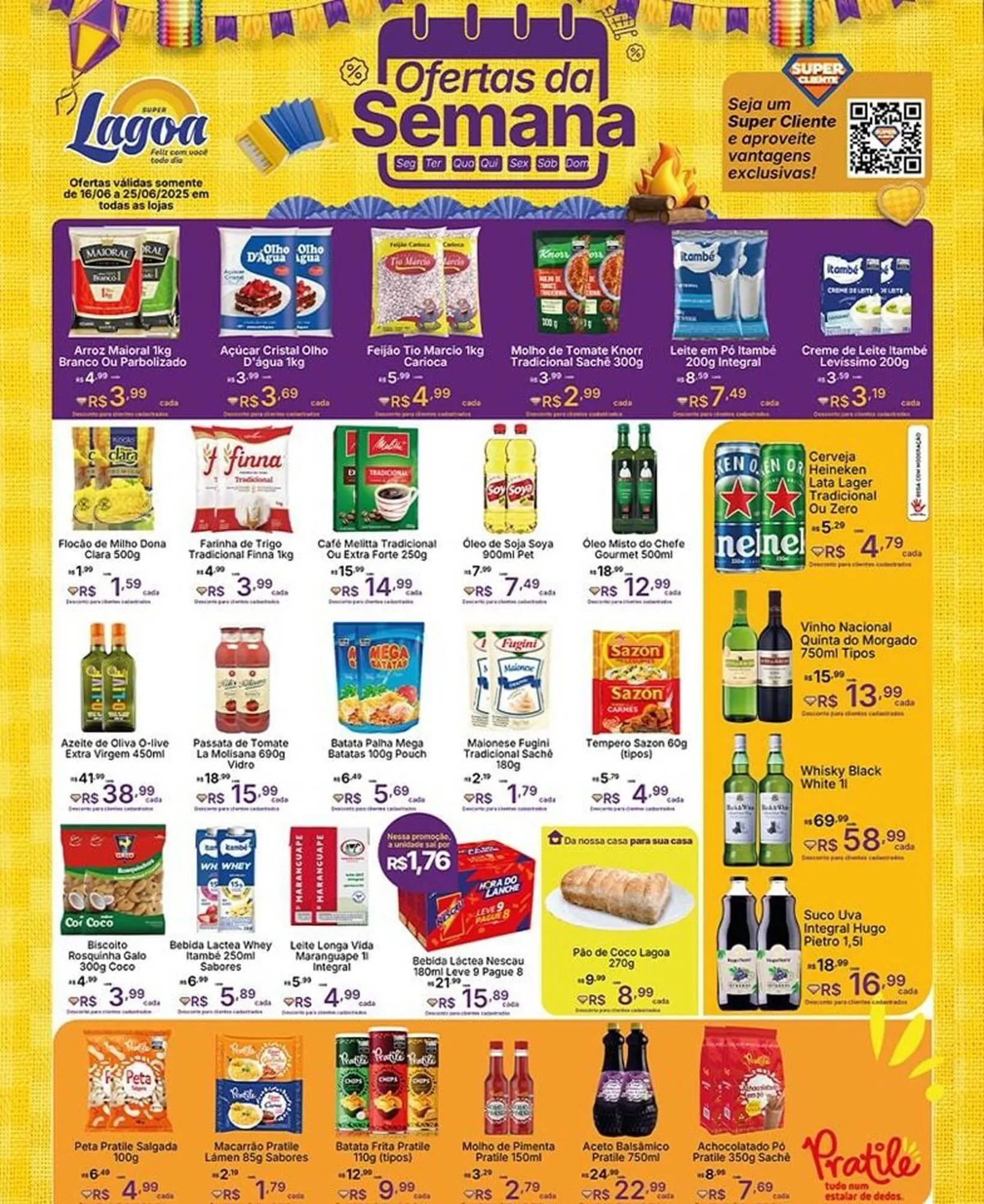 Encarte de Catálogo Super Lagoa 16 de junho até 25 de junho 2025 - Pagina 1