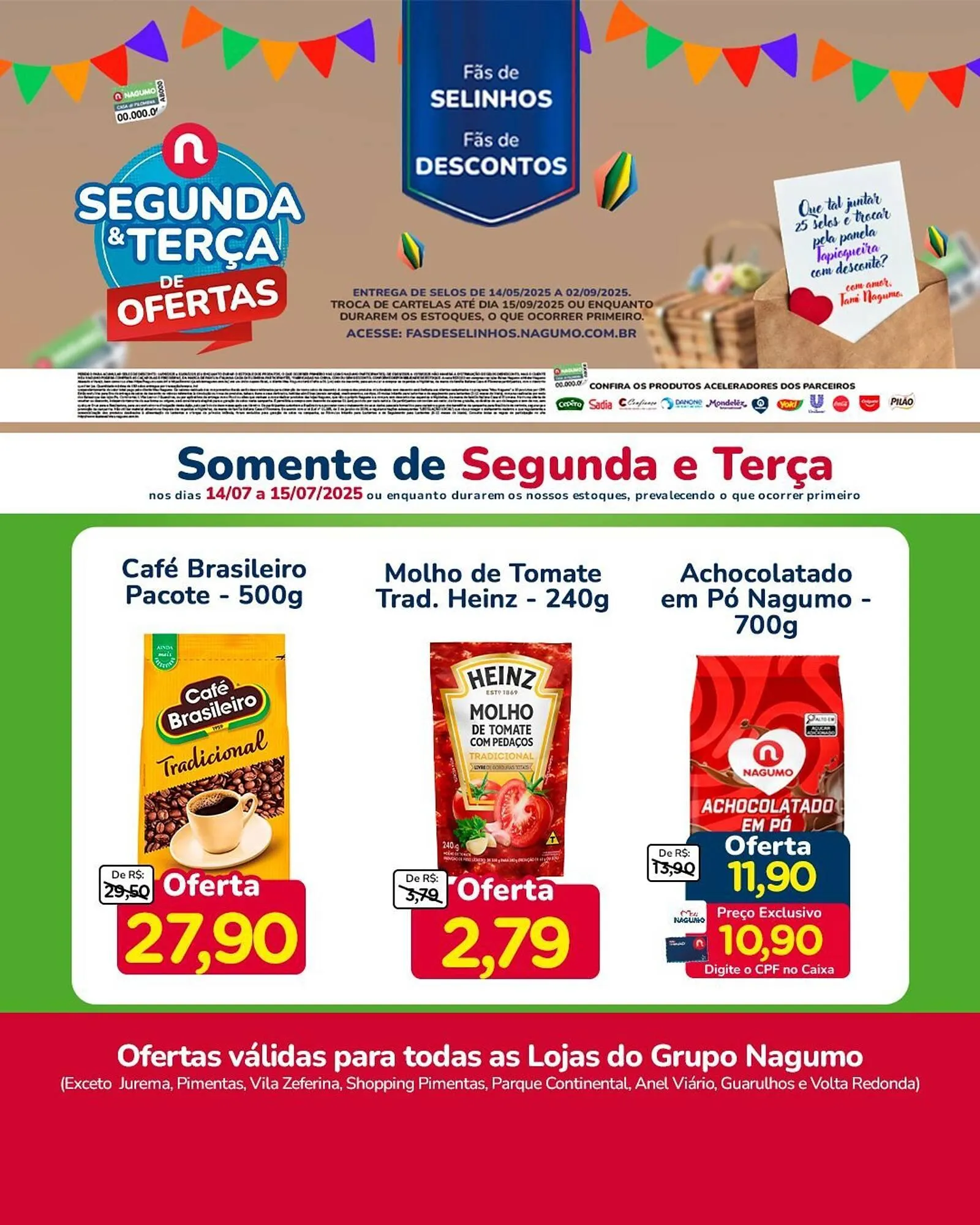 Encarte de Catálogo Nagumo 14 de julho até 15 de julho 2025 - Pagina 1