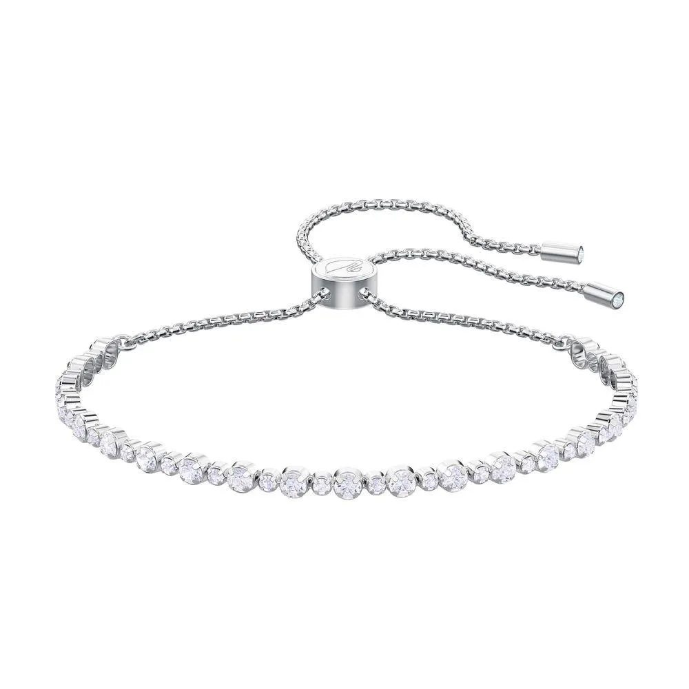Pulseira Subtle, Branca, Revestida a Ródio