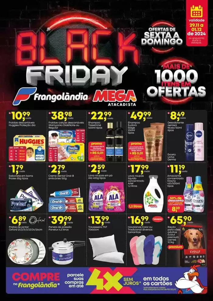 Encarte de Encarte Super Frangolândia 29 de novembro até 1 de dezembro 2024 - Pagina 1