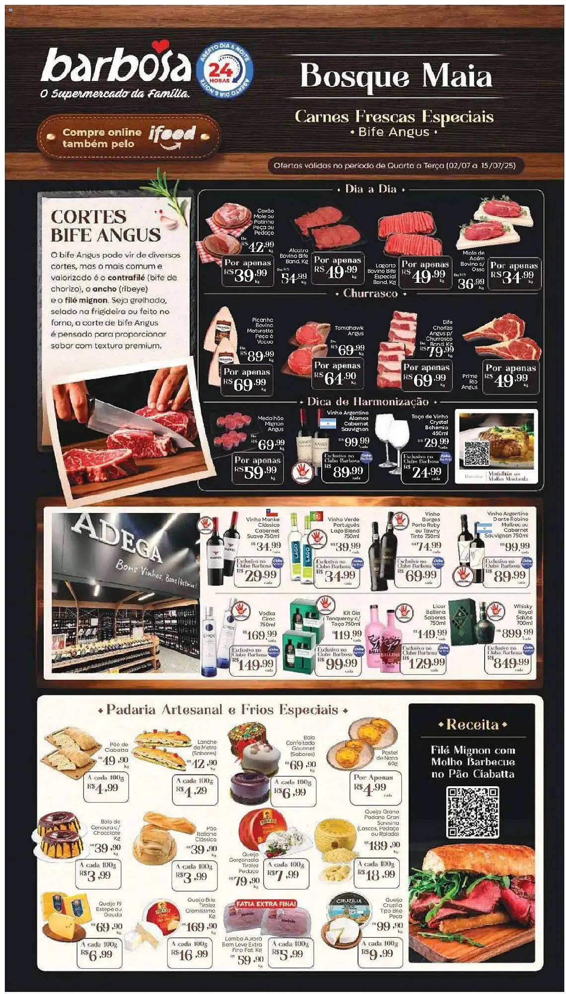 Encarte de Catálogo Barbosa Supermercados 2 de julho até 9 de julho 2025 - Pagina 1