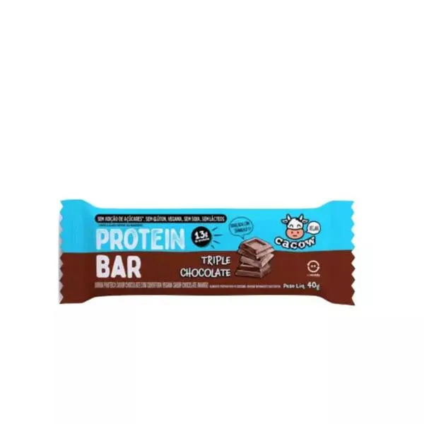 Barra Cacow Bar Triple Chocolate 40g