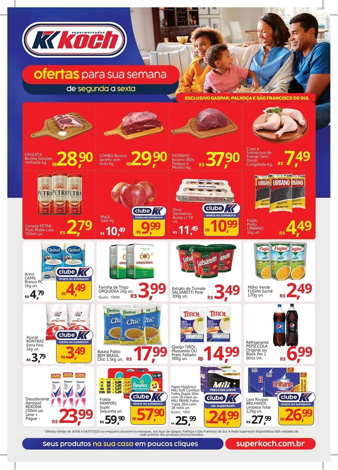 Encarte de Catálogo Supermercados Koch 30 de junho até 4 de julho 2025 - Pagina 1