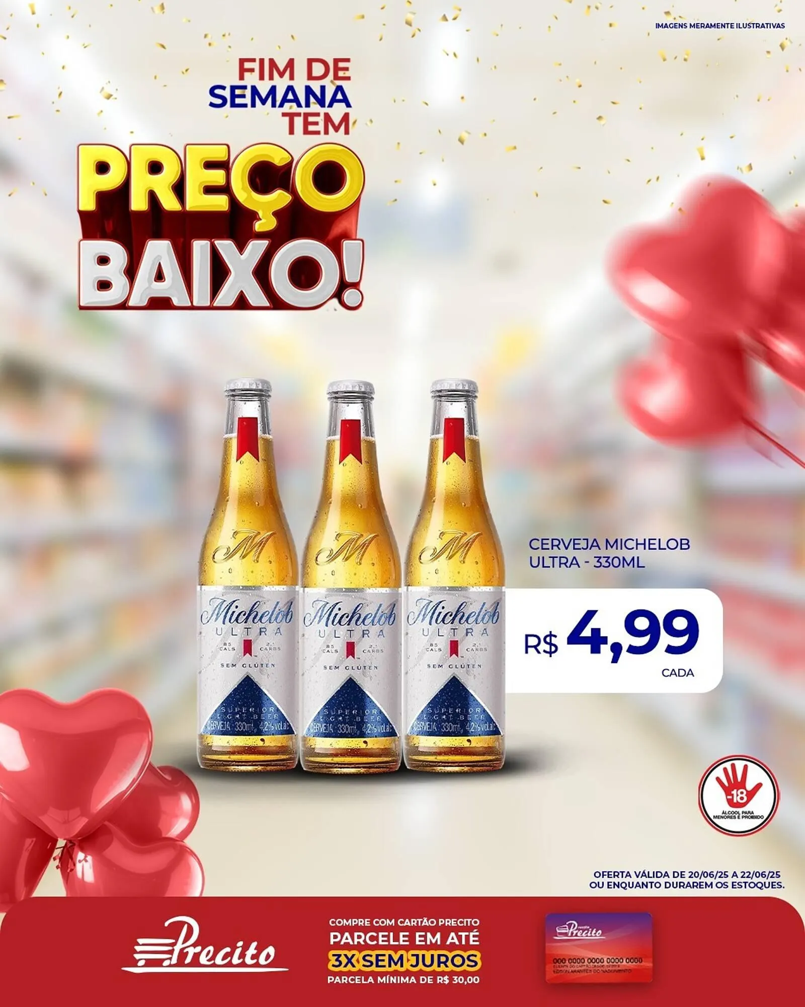 Encarte de Catálogo Supermercado Precito 20 de junho até 22 de junho 2025 - Pagina 2