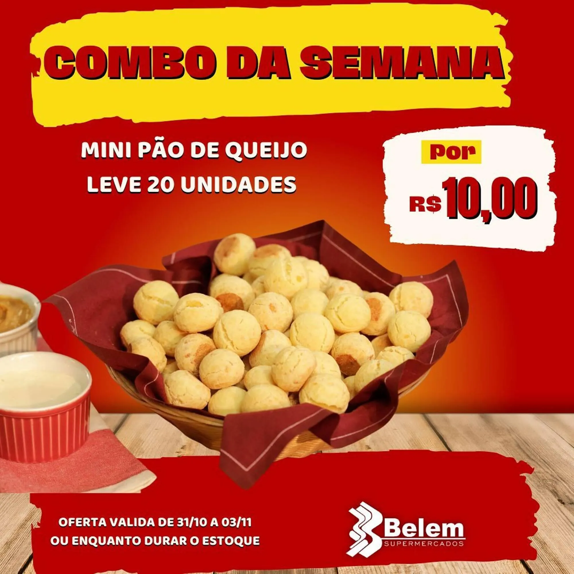 Encarte de Catálogo Belem Supermercados 31 de outubro até 3 de novembro 2024 - Pagina 1