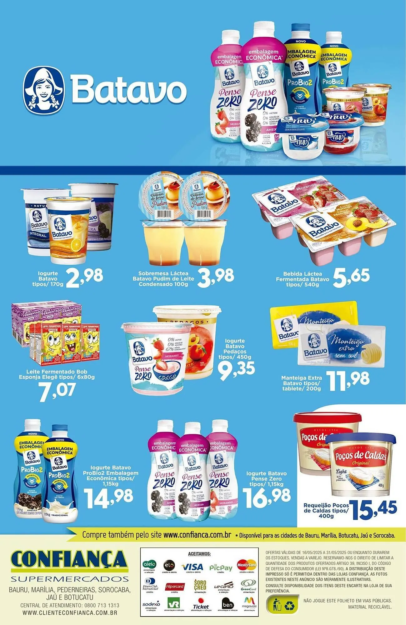 Encarte de Catálogo Confiança Supermercados 16 de maio até 31 de maio 2025 - Pagina 8