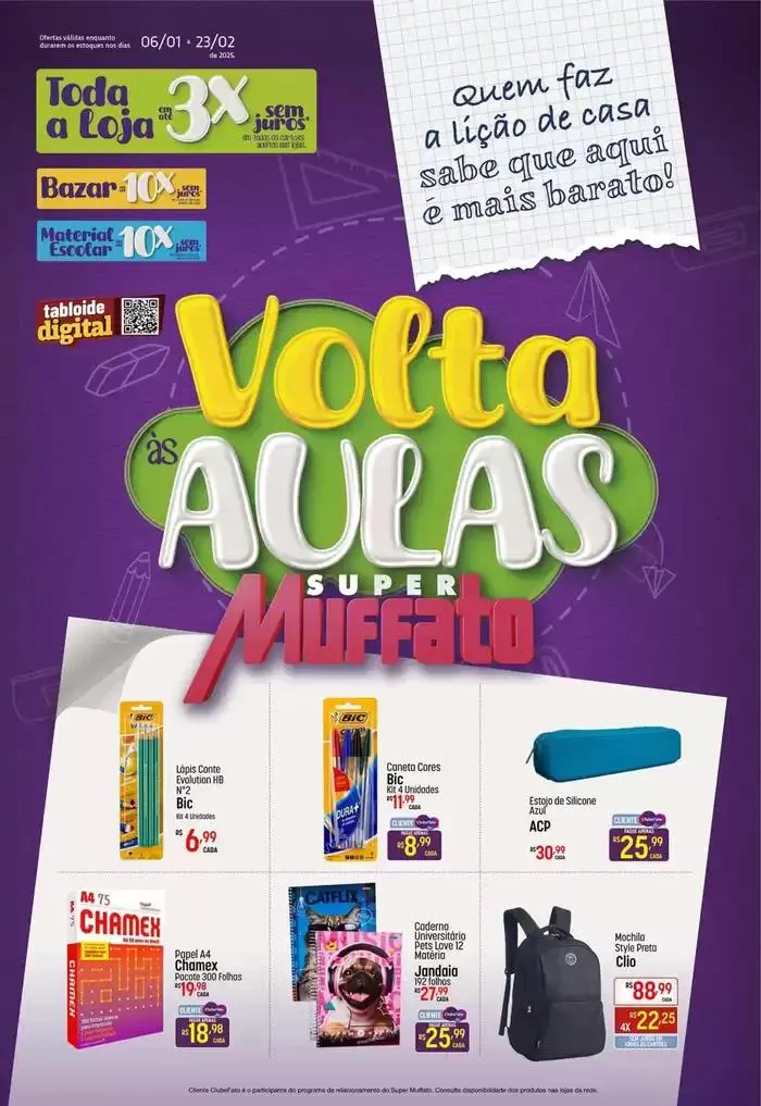 Encarte de Ofertas Super Muffato 6 de janeiro até 23 de fevereiro 2025 - Pagina 1