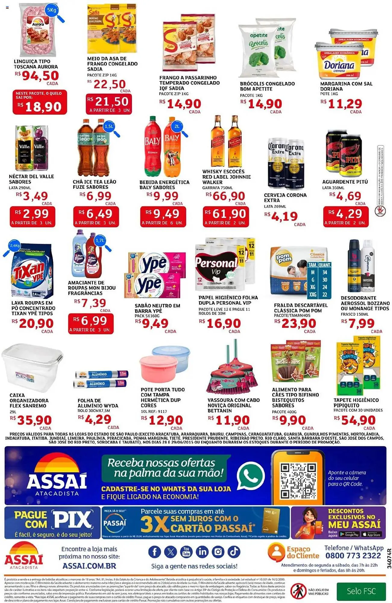 Encarte de Catálogo Assaí Atacadista 28 de junho até 30 de junho 2025 - Pagina 2