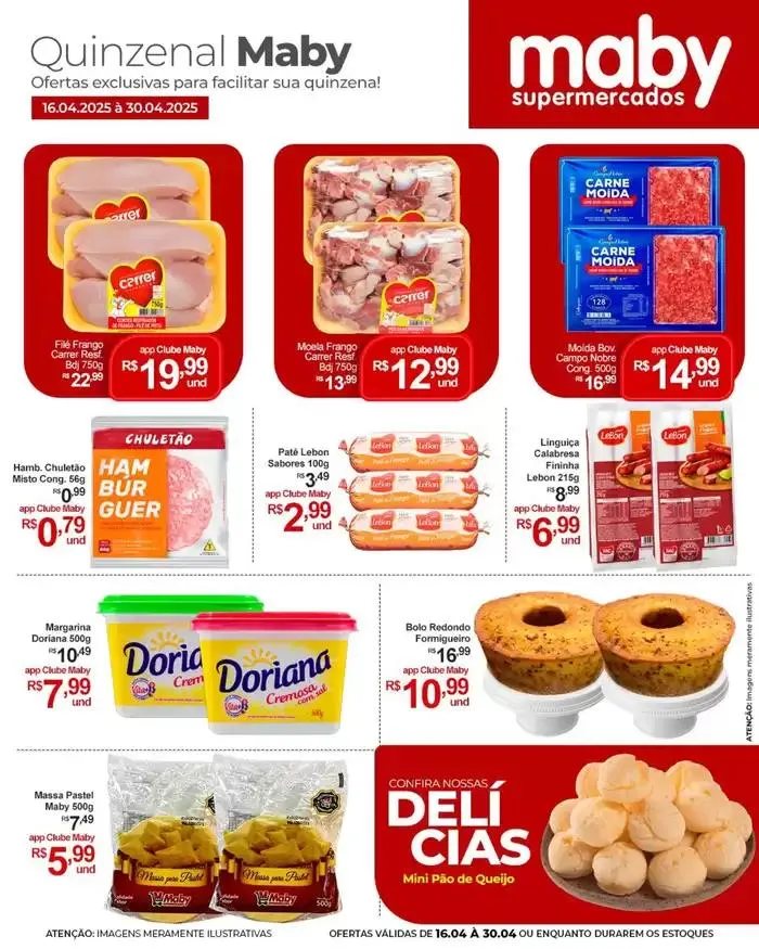 Encarte de Encarte Maby Supermercados 16 de abril até 30 de abril 2025 - Pagina 1