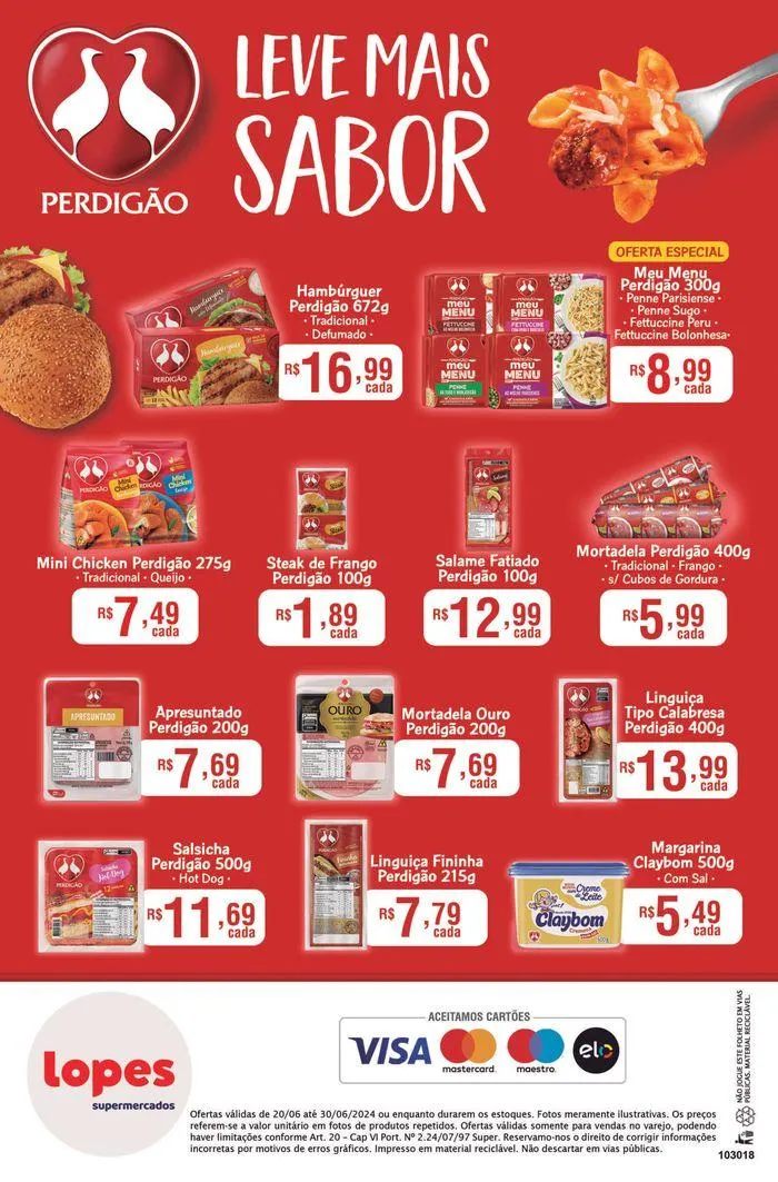 Encarte de Ofertas Lopes Supermercados 21 de junho até 30 de junho 2024 - Pagina 2