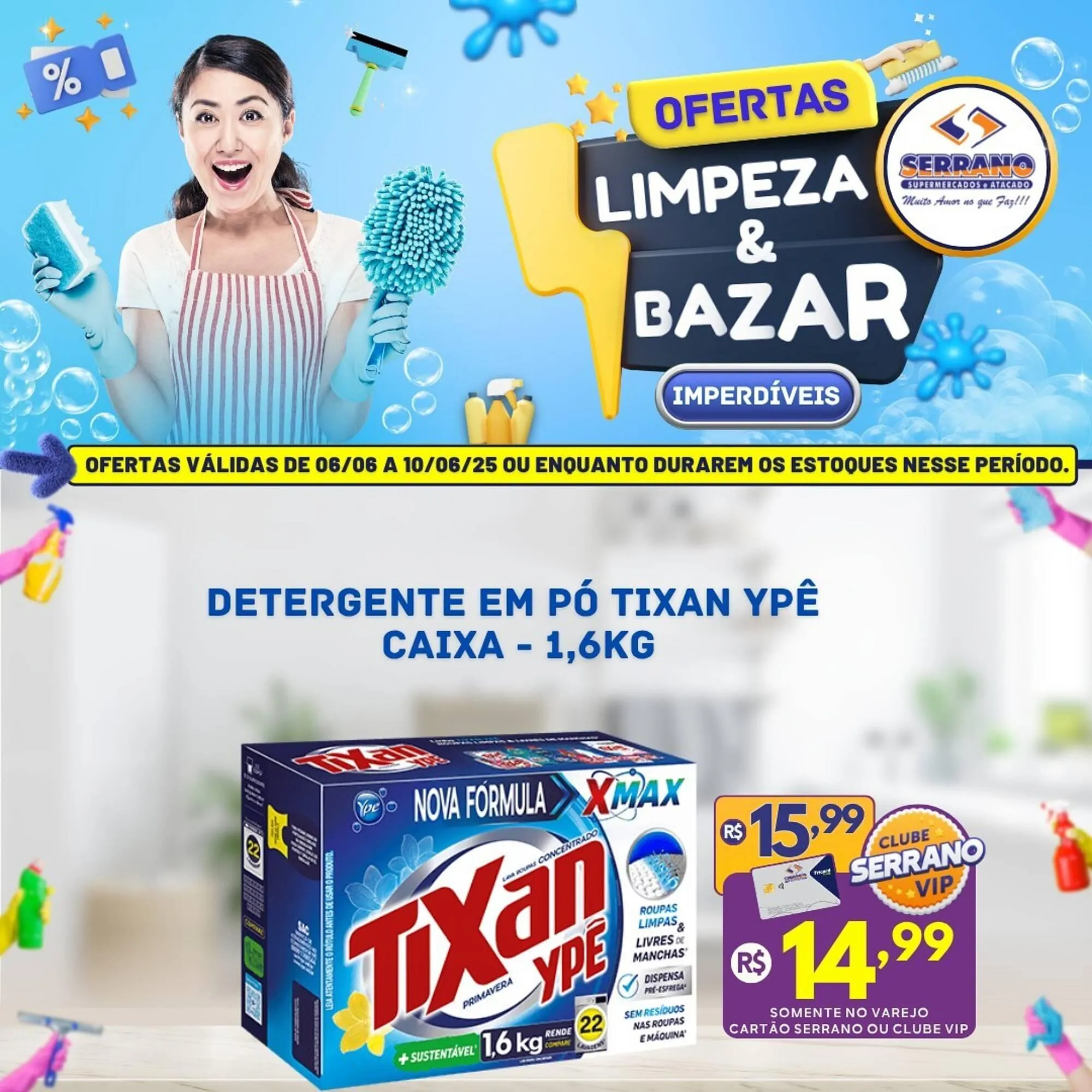 Encarte de Catálogo Serrano Supermercado 9 de junho até 10 de junho 2025 - Pagina 3