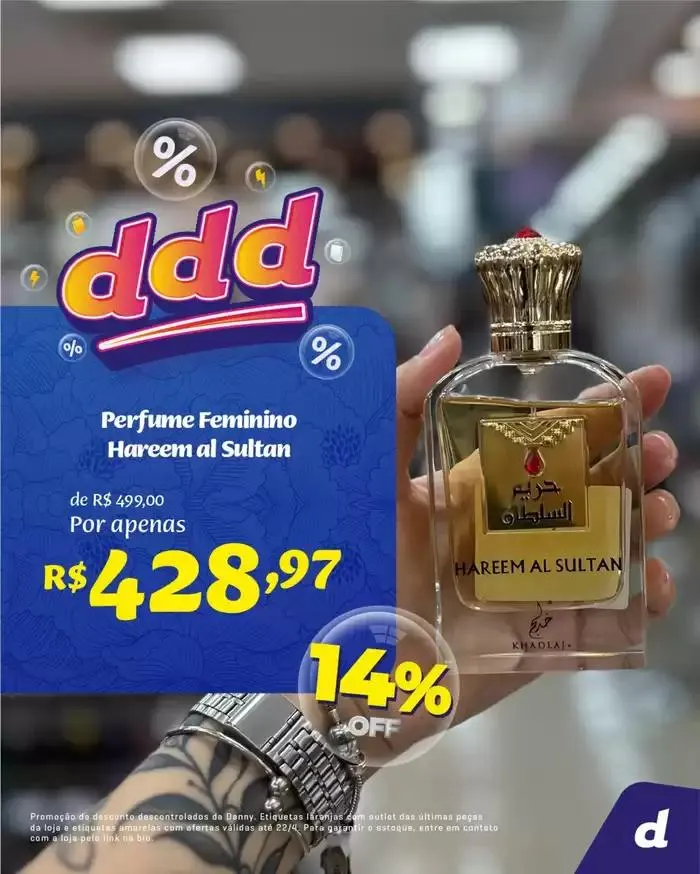 Encarte de Encarte Danny Cosméticos 26 de março até 22 de abril 2025 - Pagina 1