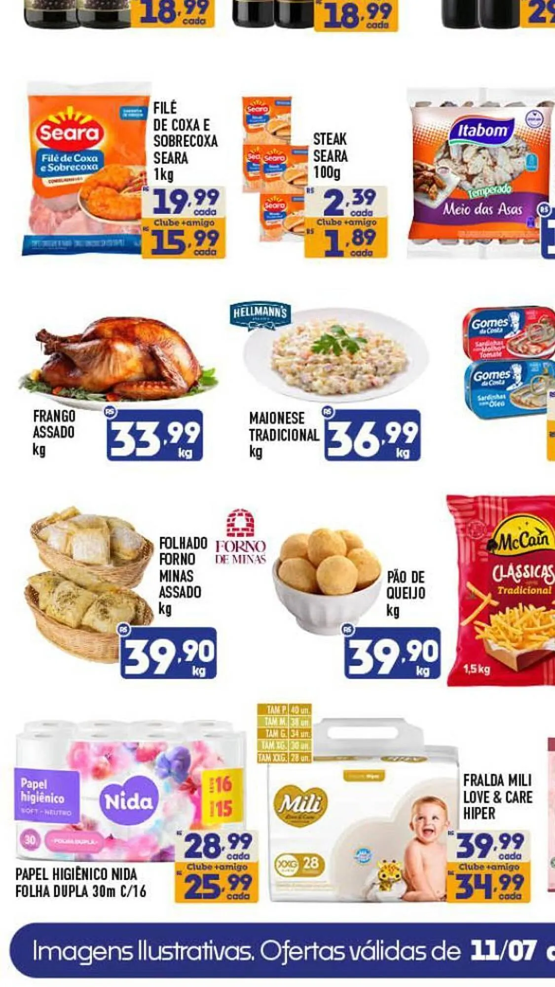Encarte de Catálogo Supermercados Avenida 11 de julho até 13 de julho 2025 - Pagina 1