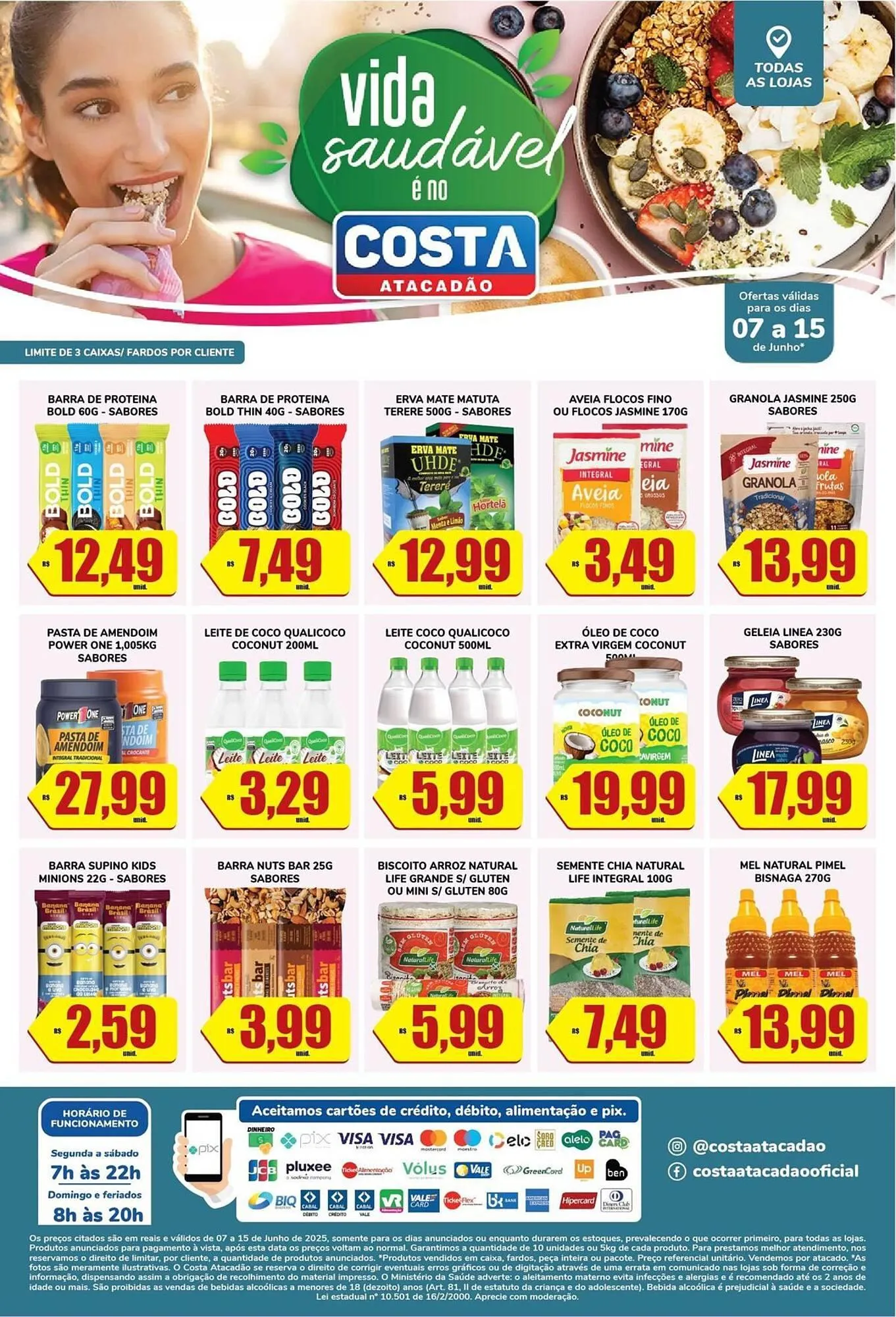Encarte de Catálogo Costa Atacadão 9 de junho até 15 de junho 2025 - Pagina 1