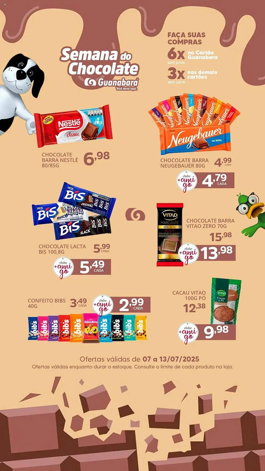 Encarte de Catálogo Supermercados Guanabara 7 de julho até 13 de julho 2025 - Pagina 1