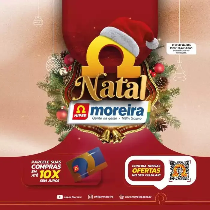 Encarte de Ofertas Hiper Moreira 19 de novembro até 2 de dezembro 2024 - Pagina 1