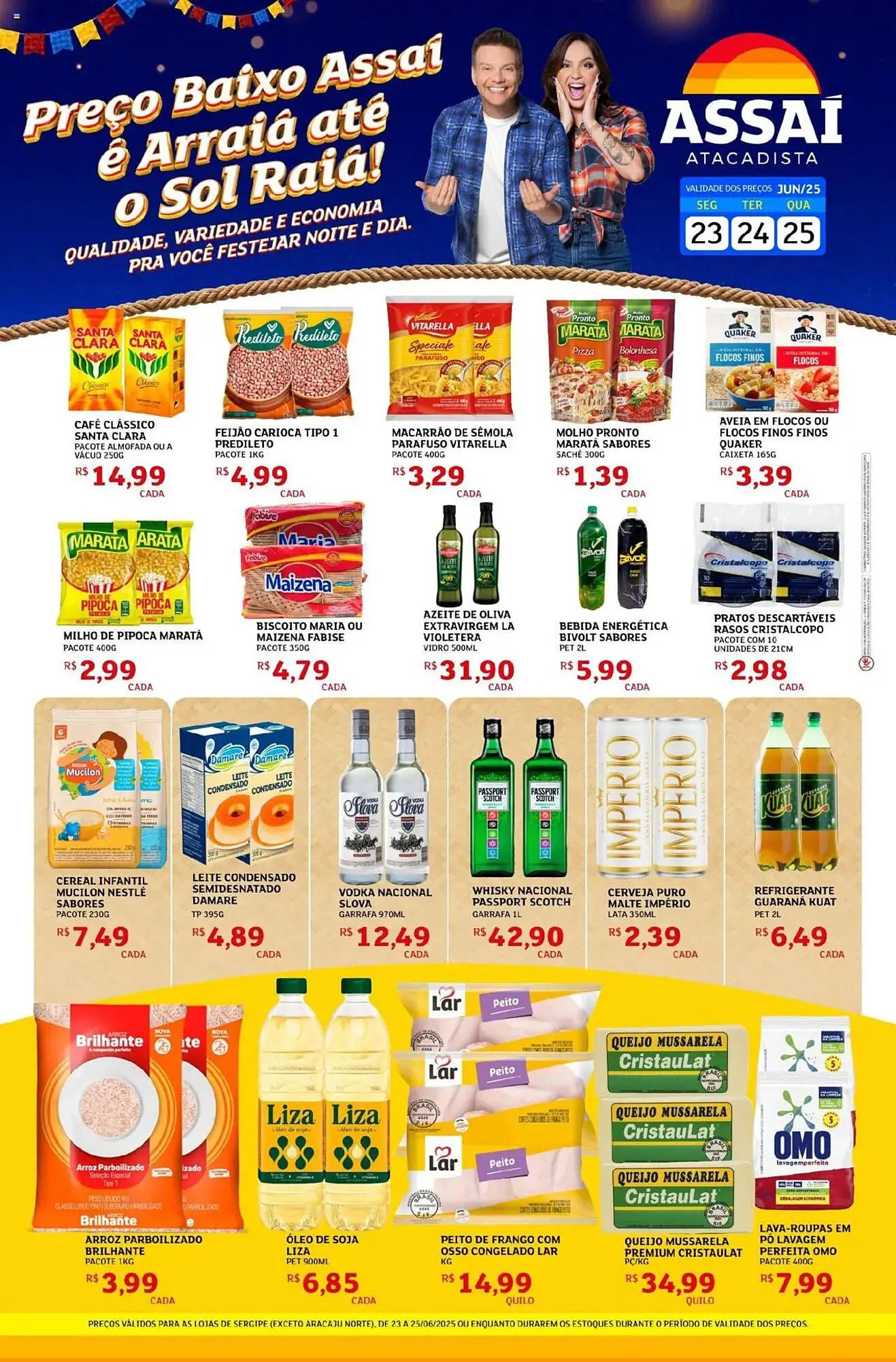 Encarte de Catálogo Assaí Atacadista 23 de junho até 25 de junho 2025 - Pagina 1