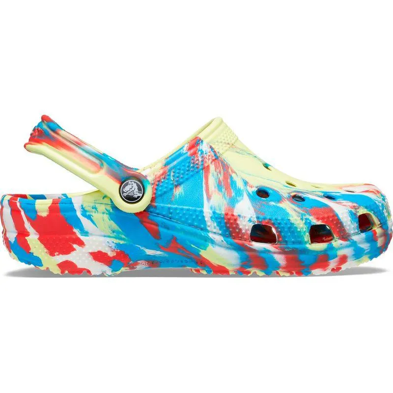 Sandália Crocs Classic Marbled Clog SULPHUR/MULTI