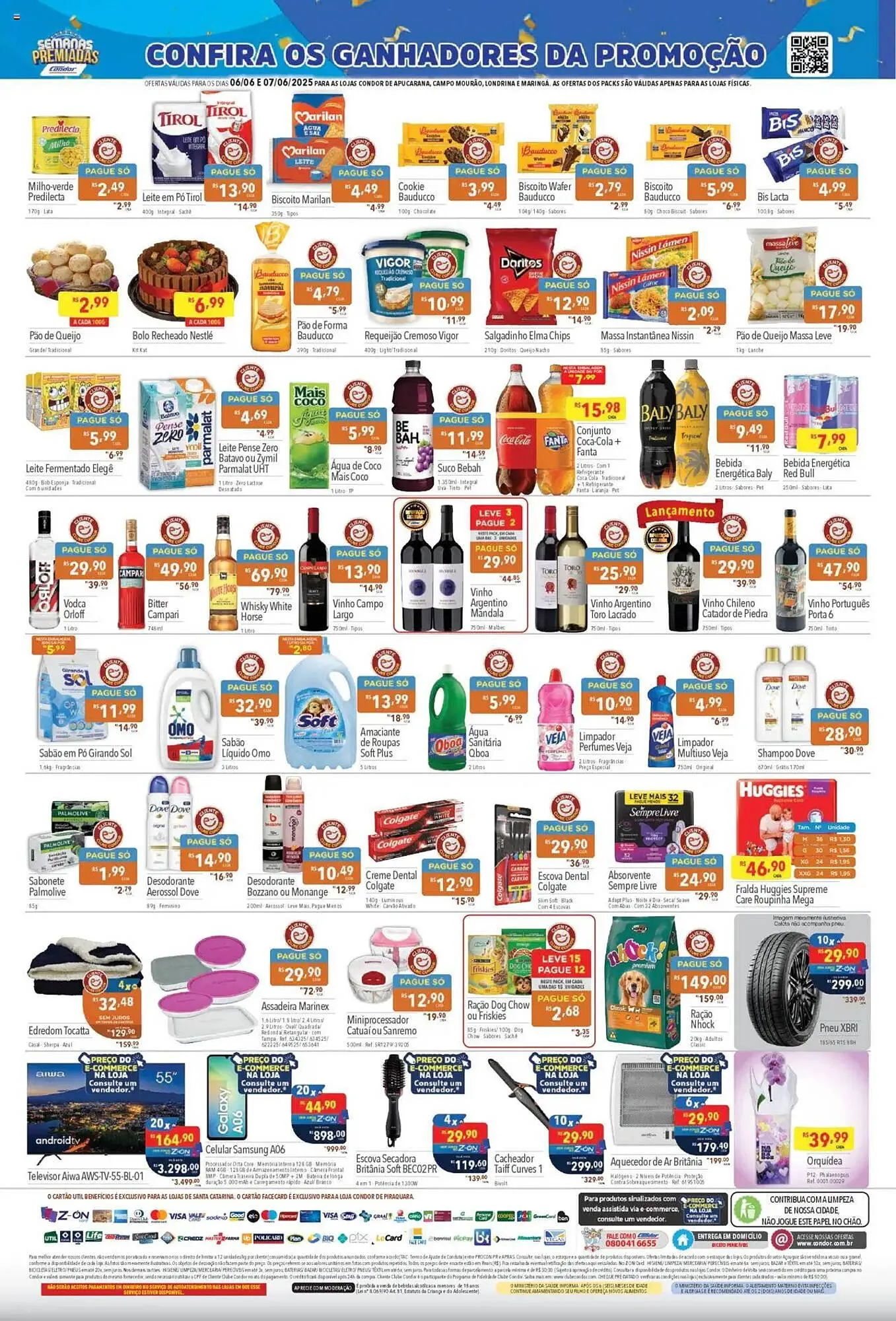 Encarte de Catálogo Supermercados Condor 6 de junho até 7 de junho 2025 - Pagina 2
