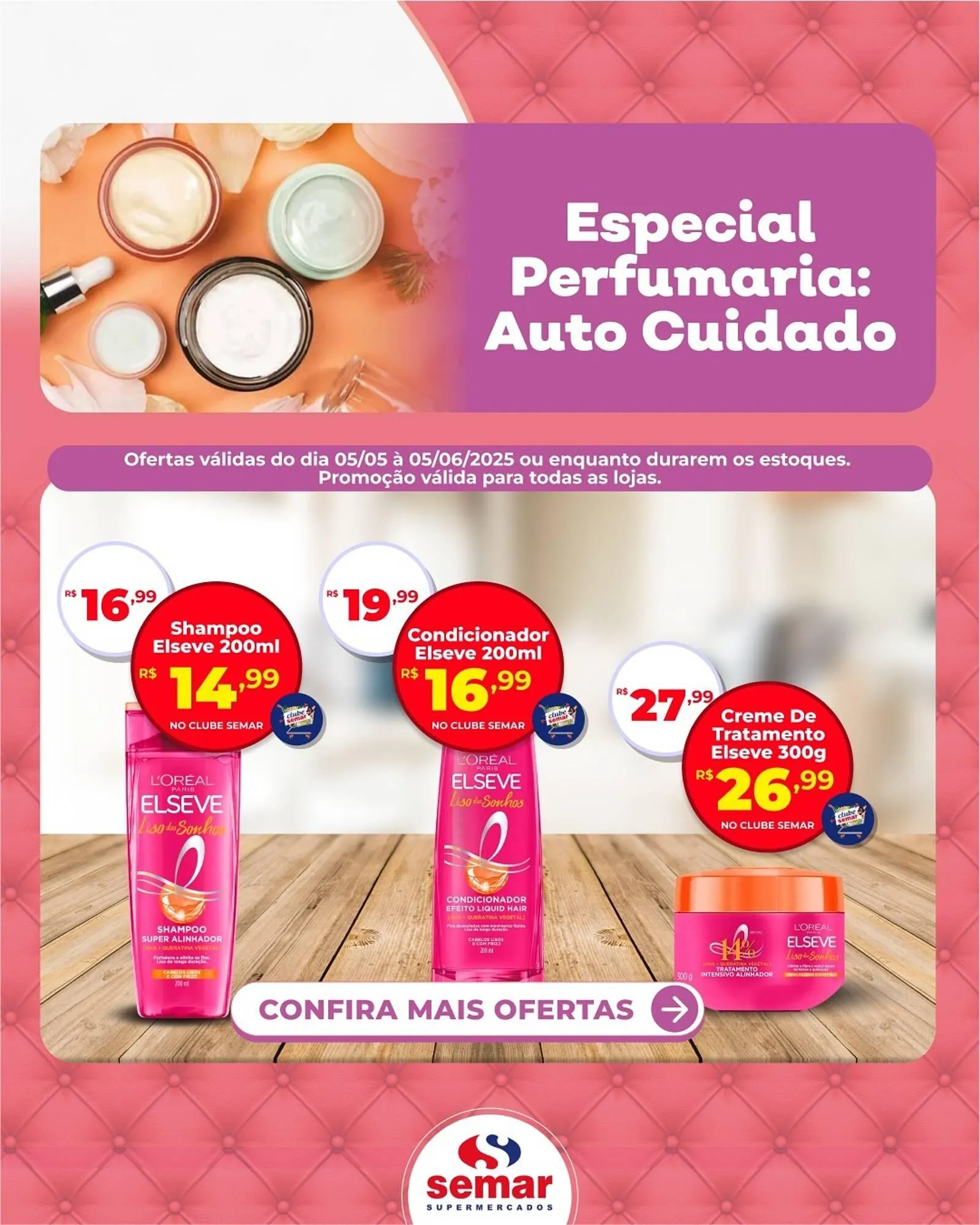 Encarte de Catálogo Semar Supermercado 10 de maio até 5 de junho 2025 - Pagina 1