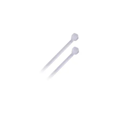 Abraçadeira de Nylon 2,5 x 200 mm Natural Cartela - Bemfixa - Referência: 9231