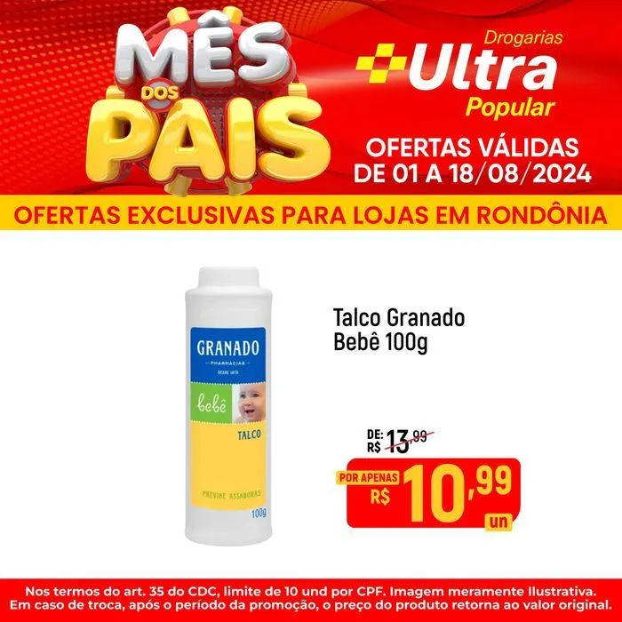 Encarte de Encarte Drogarias Ultra Popular 13 de agosto até 18 de agosto 2024 - Pagina 1