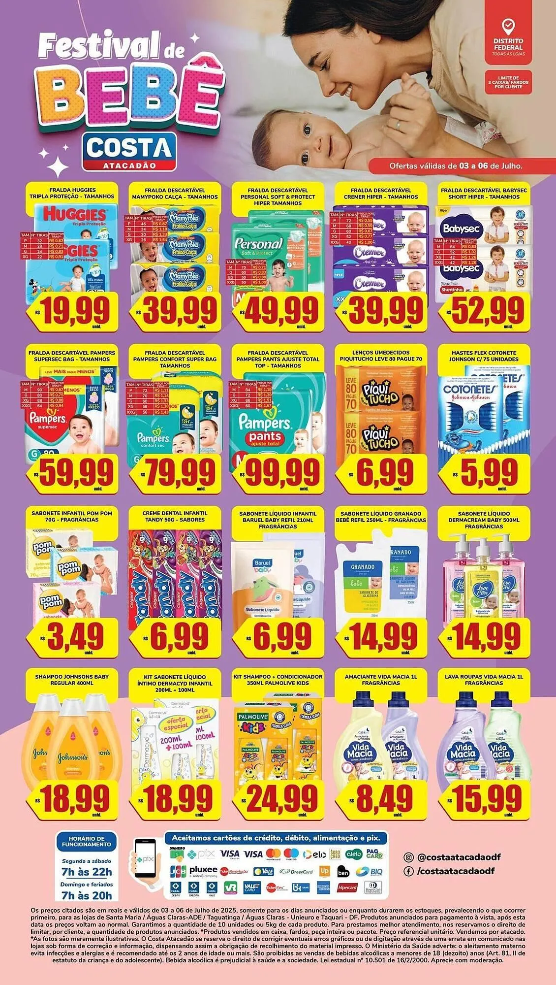 Encarte de Catálogo Costa Atacadão 3 de julho até 6 de julho 2025 - Pagina 1