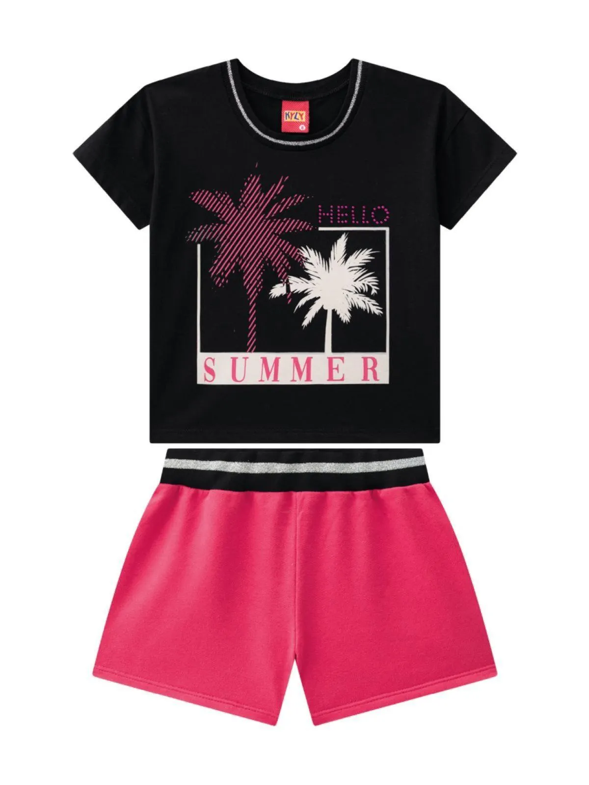 Conjunto Infantil Menina Kyly Preto