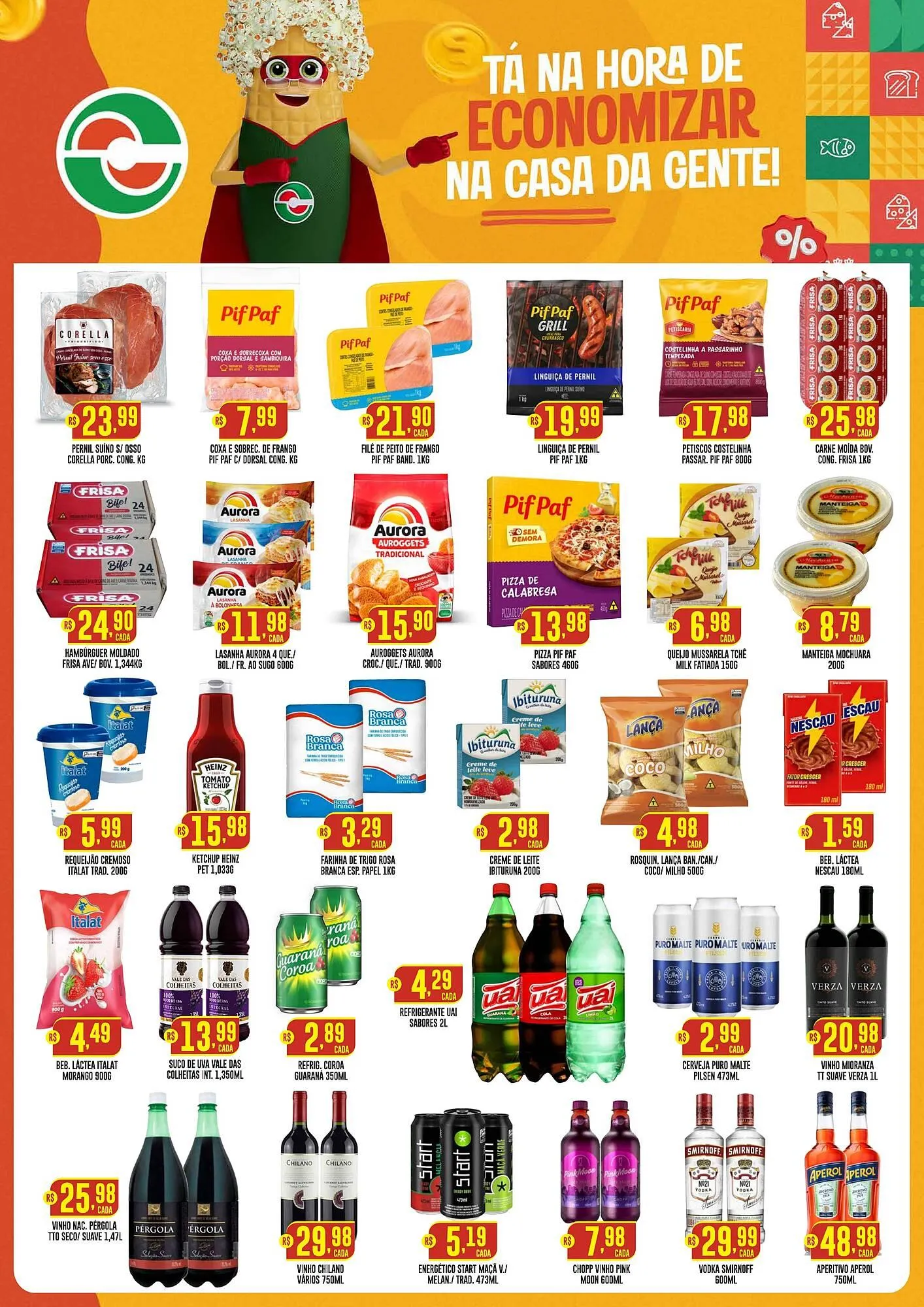 Encarte de Catálogo Casagrande Supermercados 21 de julho até 3 de agosto 2025 - Pagina 1