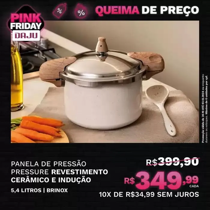 Encarte de Pink Friday Daju 4 de novembro até 3 de dezembro 2024 - Pagina 1