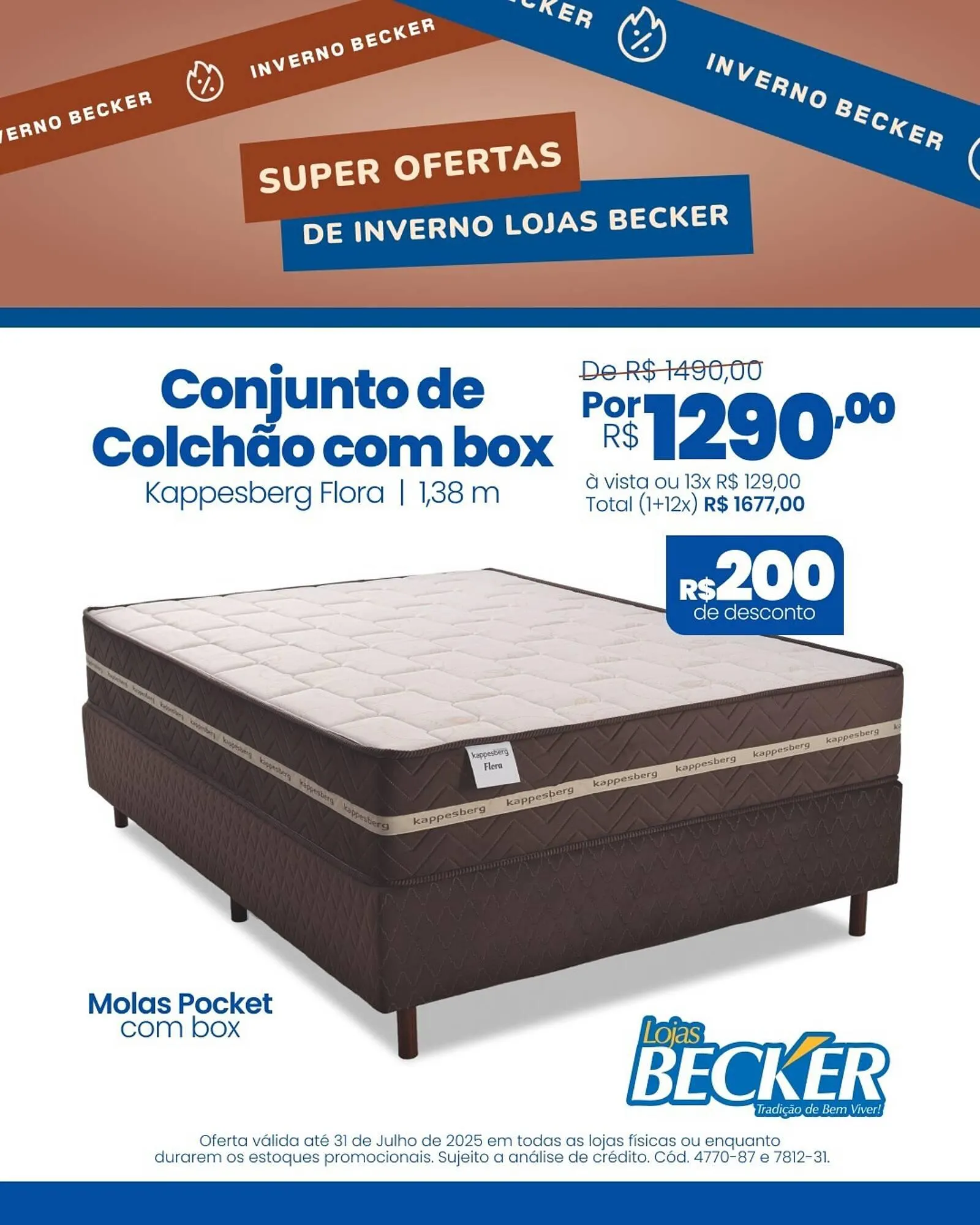 Encarte de Catálogo Lojas Becker 15 de julho até 31 de julho 2025 - Pagina 1
