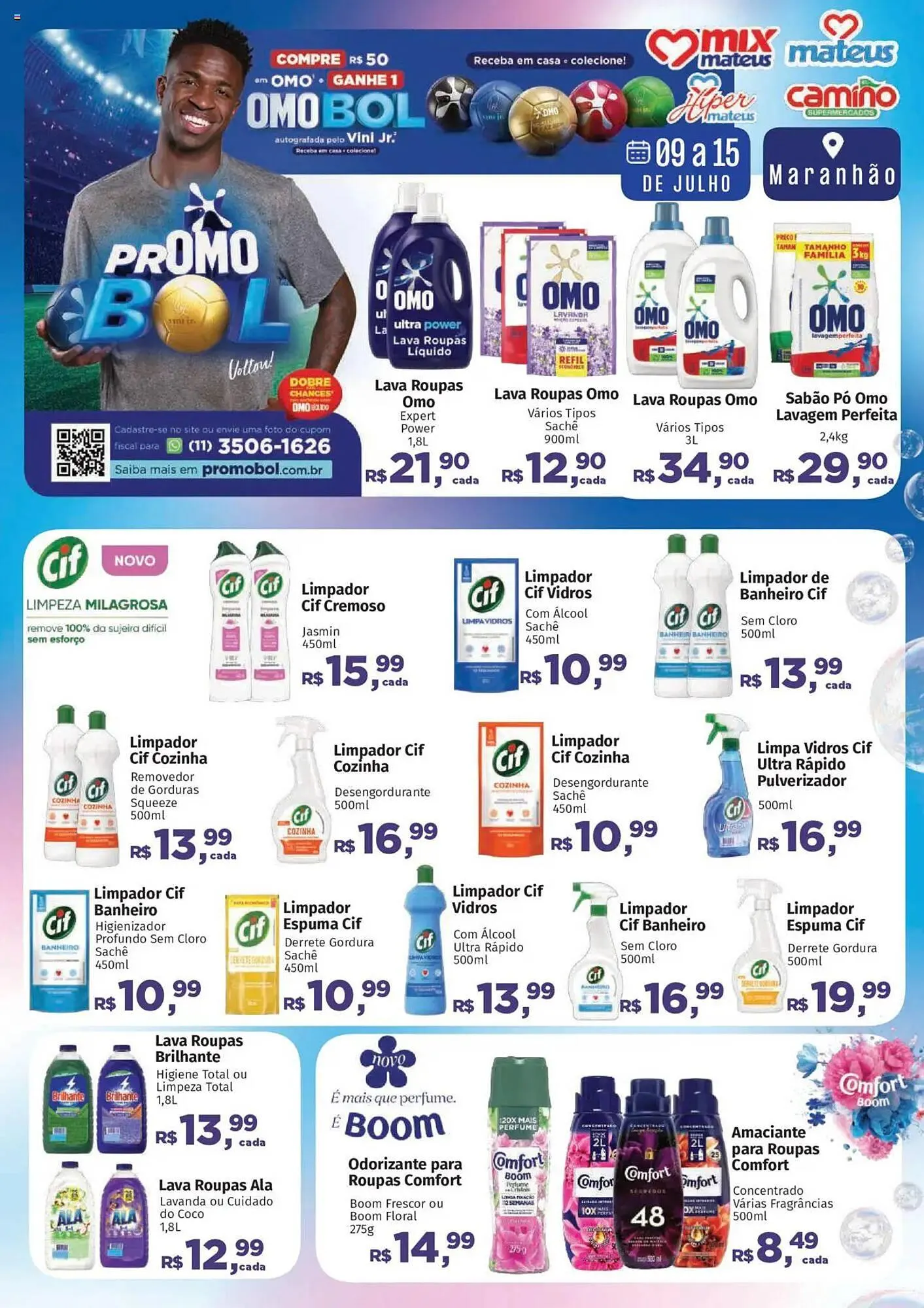 Encarte de Catálogo Supermercados Mateus 9 de julho até 16 de julho 2025 - Pagina 1