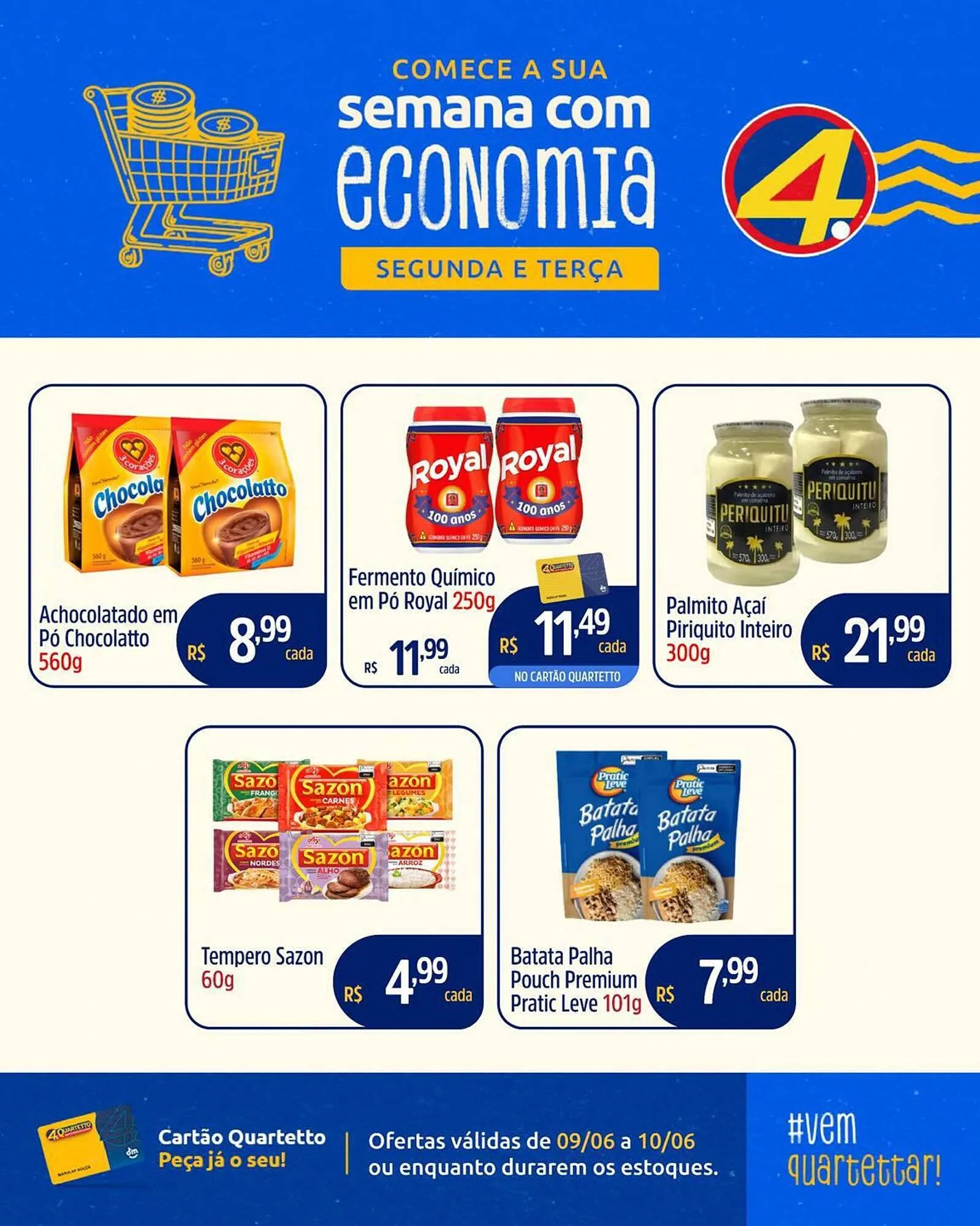 Encarte de Catálogo Quartetto Supermercados 9 de junho até 10 de junho 2025 - Pagina 3