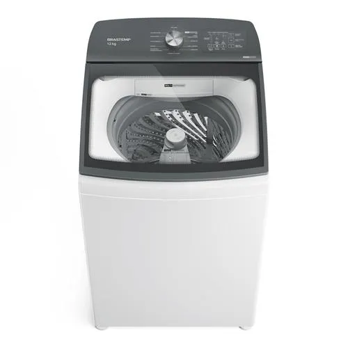 Máquina de Lavar Brastemp 12Kg Branca Água Quente com Ciclo Tira Manchas Pro e Smart Sensor - BWR12BB • 110V