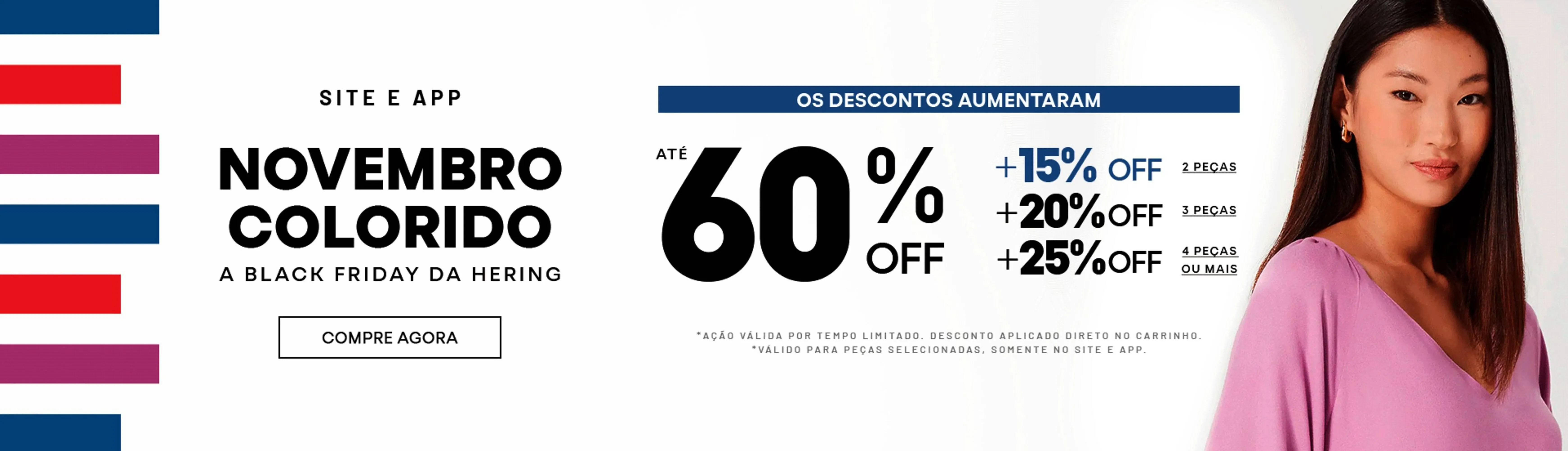 Encarte de Catálogo Hering 10 de novembro até 24 de novembro 2023 - Pagina 1